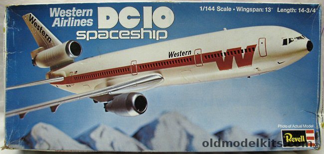 Revell 1/144 McDonnell-Douglas DC-10 Western Airlines, H141 plastic model kit